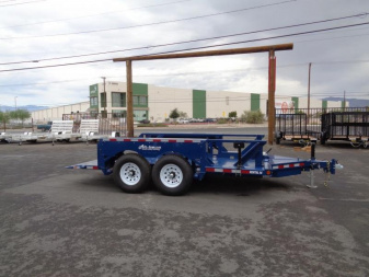 New 2024 Air Tow * RENTAL-14 * 14Ft Drop Deck Equipment Trailer
