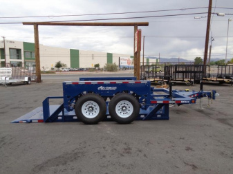 New 2024 Air Tow * RENTAL-14 * 14Ft Drop Deck Equipment Trailer