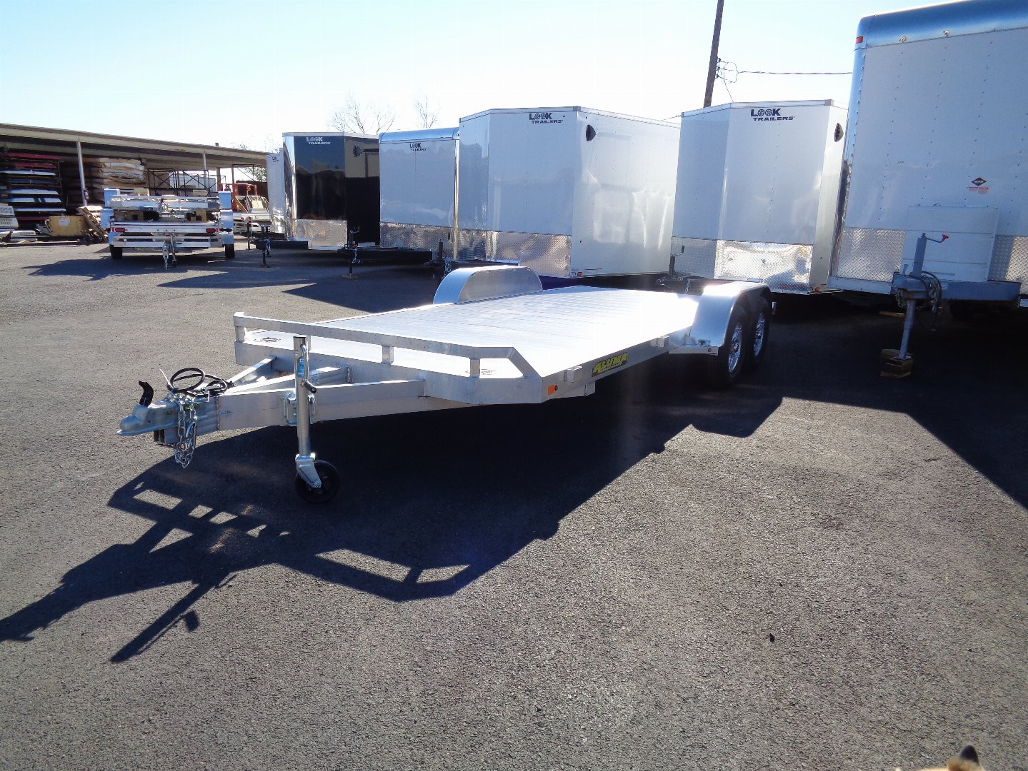 New 2025 Aluma 8218 DT Aluminum Car Hauler