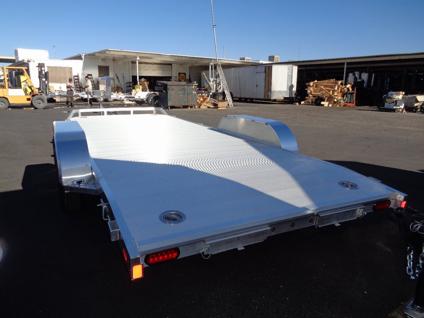 New 2025 Aluma 8218 DT Aluminum Car Hauler