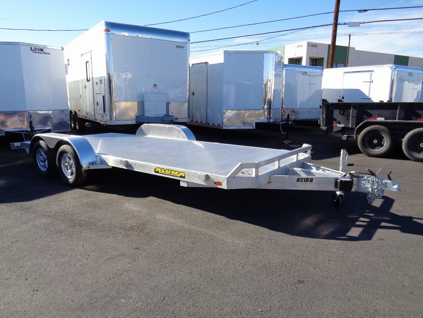 New 2025 Aluma 8218 DT Aluminum Car Hauler