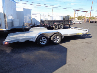 New 2025 Aluma 8218 DT Aluminum Car Hauler