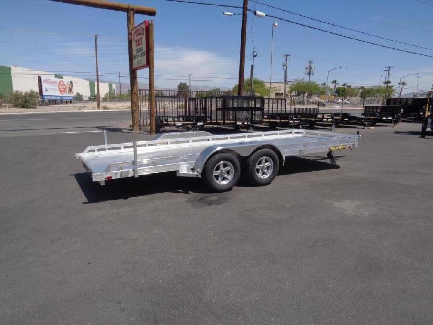New 2025 Aluma 7818R Utility Trailer