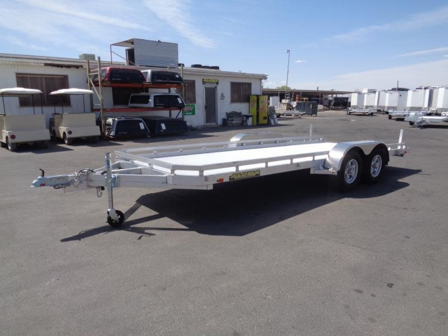 New 2025 Aluma 7818R Utility Trailer