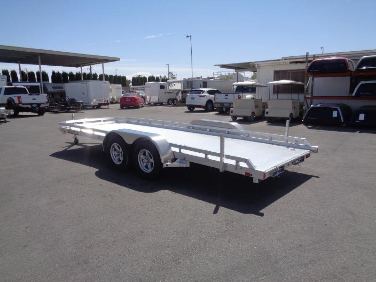 New 2025 Aluma 7818R Utility Trailer