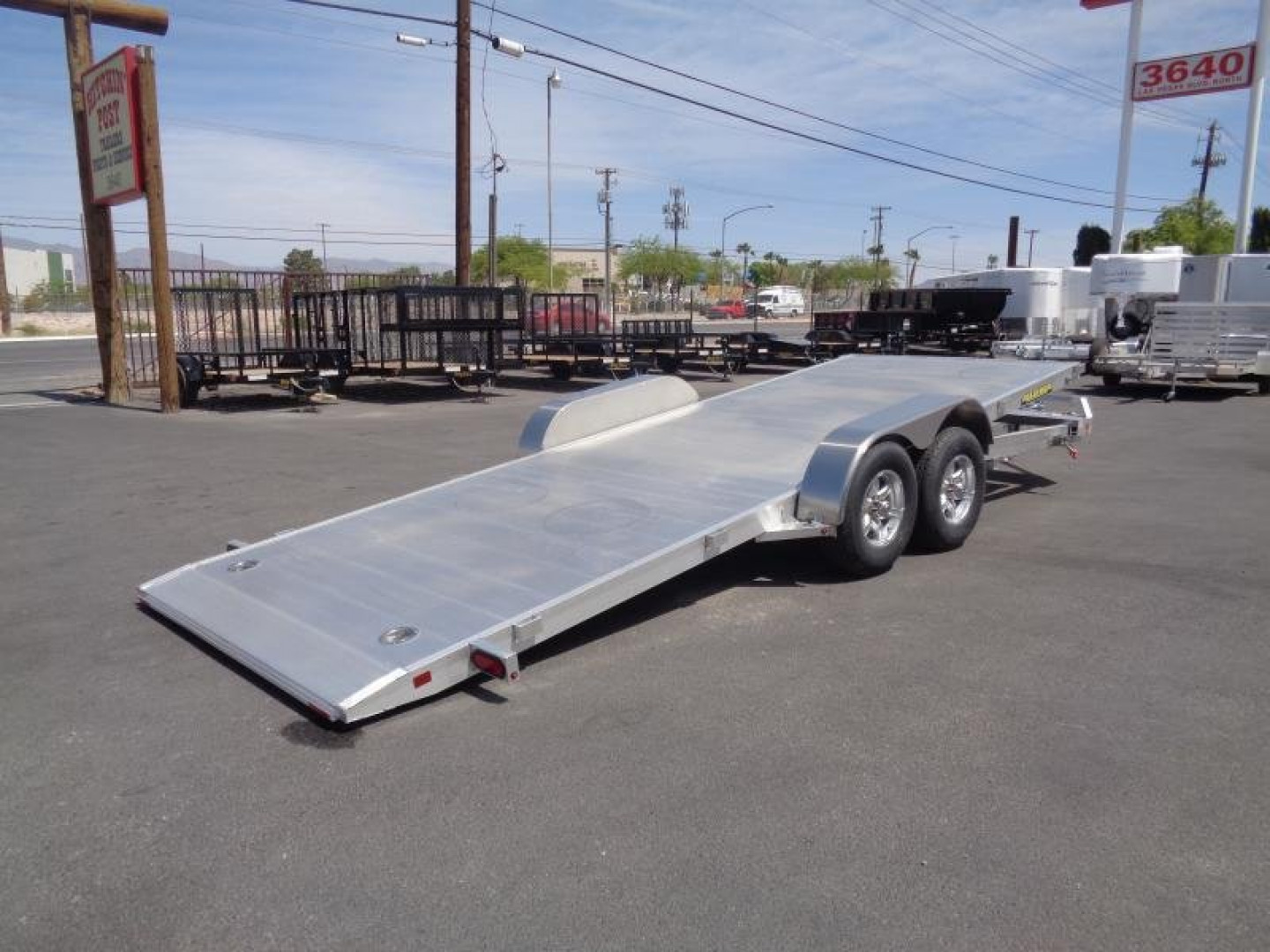 New 2025 Aluma 8220H TILT Utility Trailer