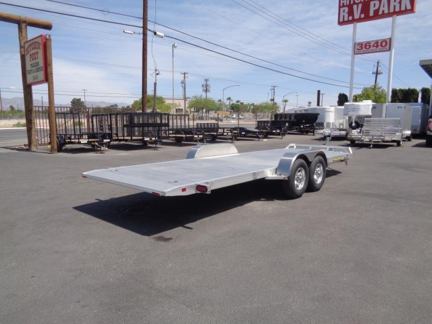 New 2025 Aluma 8220H TILT Utility Trailer