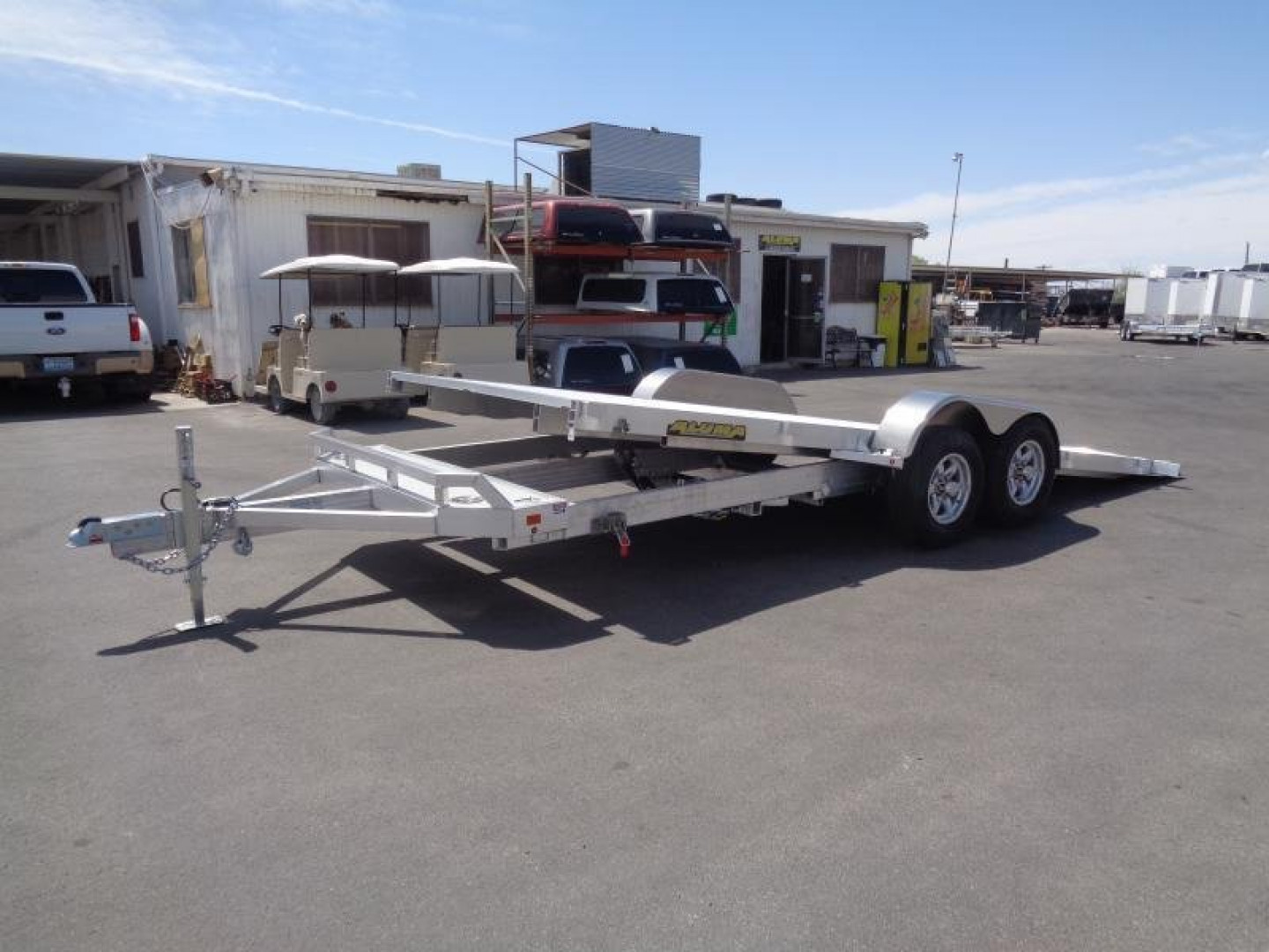 New 2025 Aluma 8220H TILT Utility Trailer