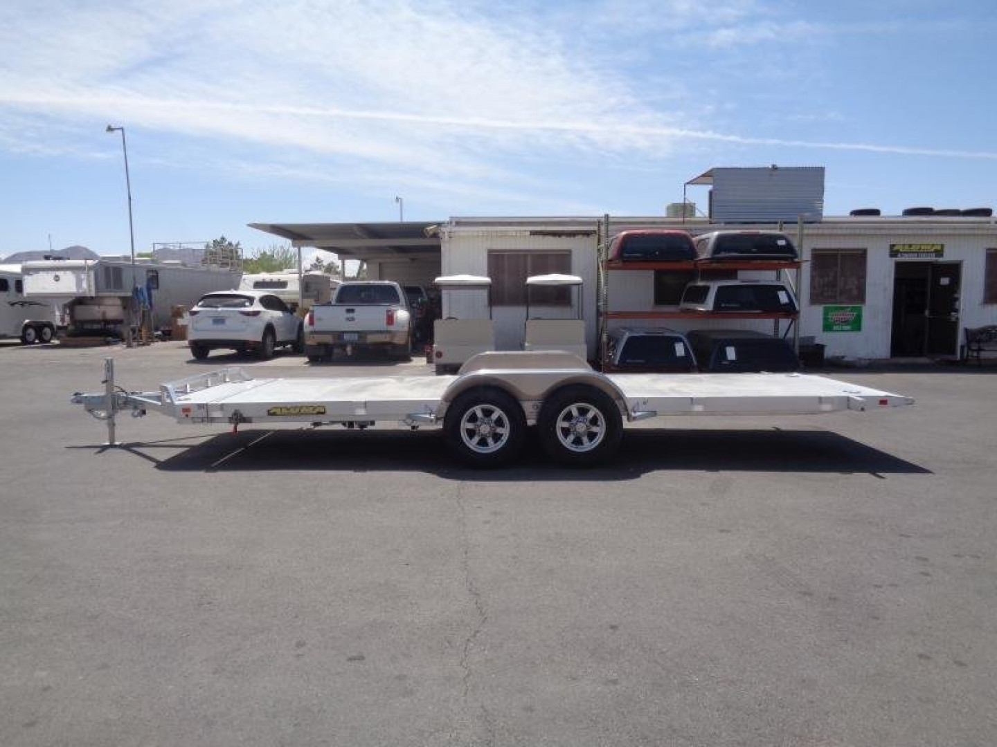 New 2025 Aluma 8220H TILT Utility Trailer