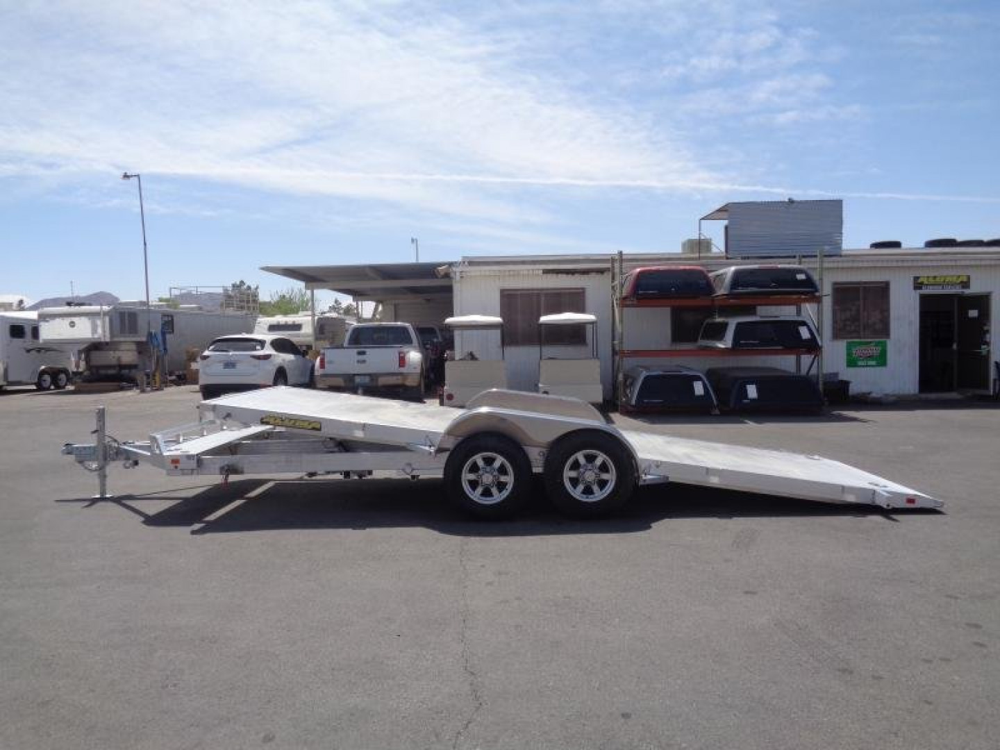 New 2025 Aluma 8220H TILT Utility Trailer