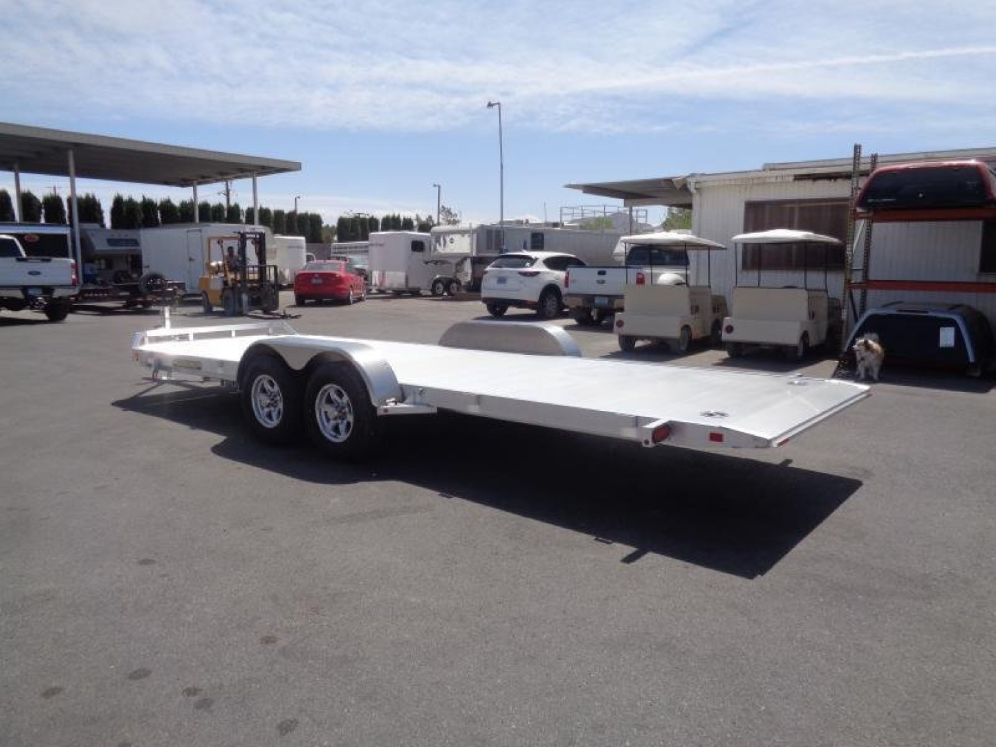 New 2025 Aluma 8220H TILT Utility Trailer