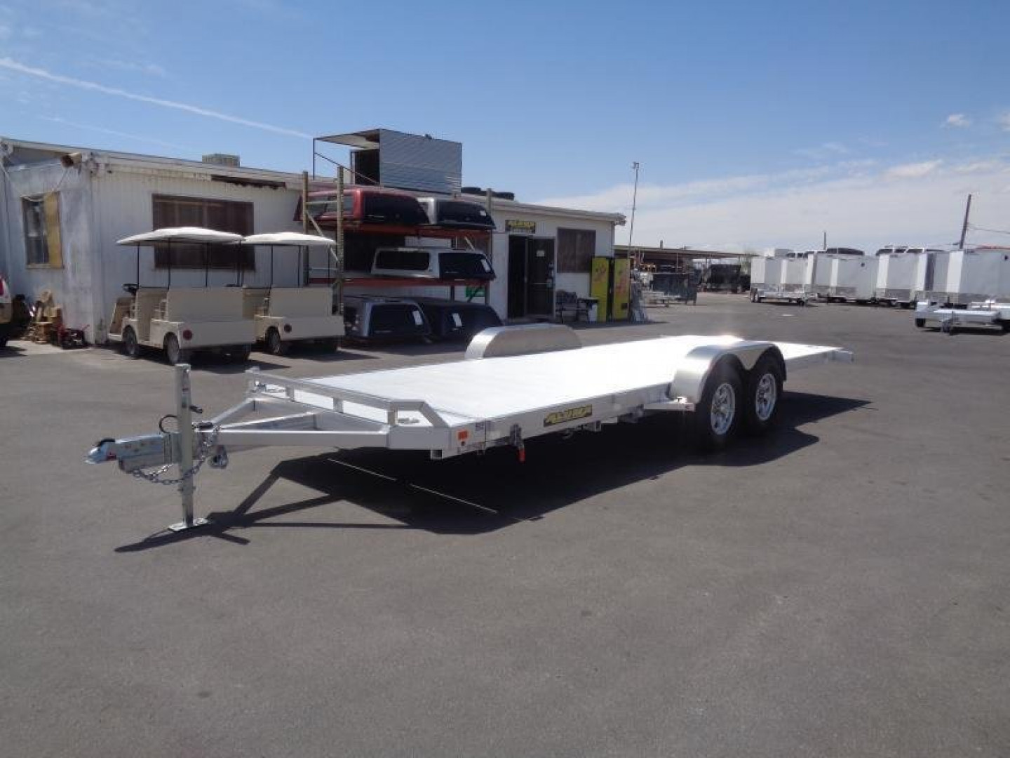 New 2025 Aluma 8220H TILT Utility Trailer