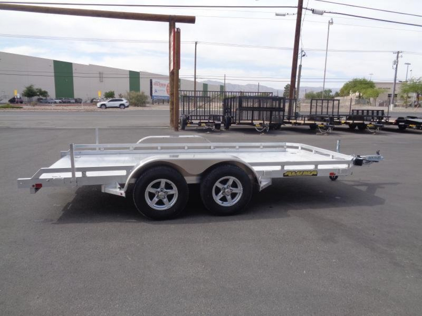 New 2025 ALUMA * 7814R * 14Ft Tandem Axle 7k Car Hauler