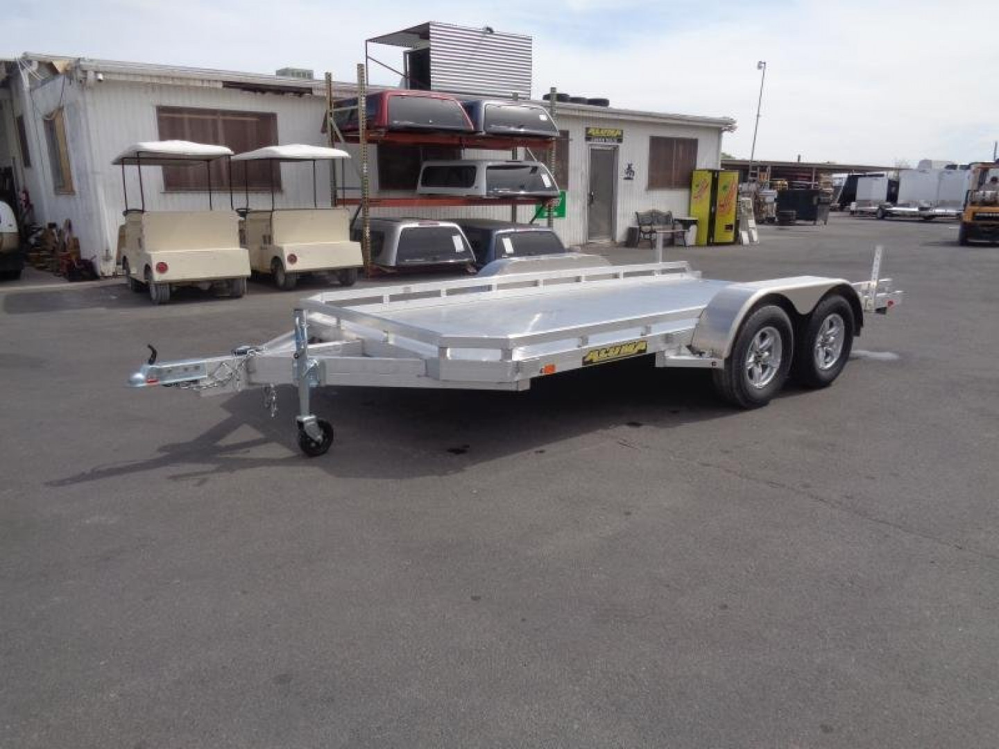 New 2025 ALUMA * 7814R * 14Ft Tandem Axle 7k Car Hauler