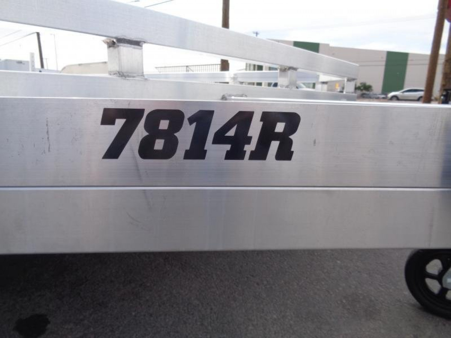 New 2025 ALUMA * 7814R * 14Ft Tandem Axle 7k Car Hauler