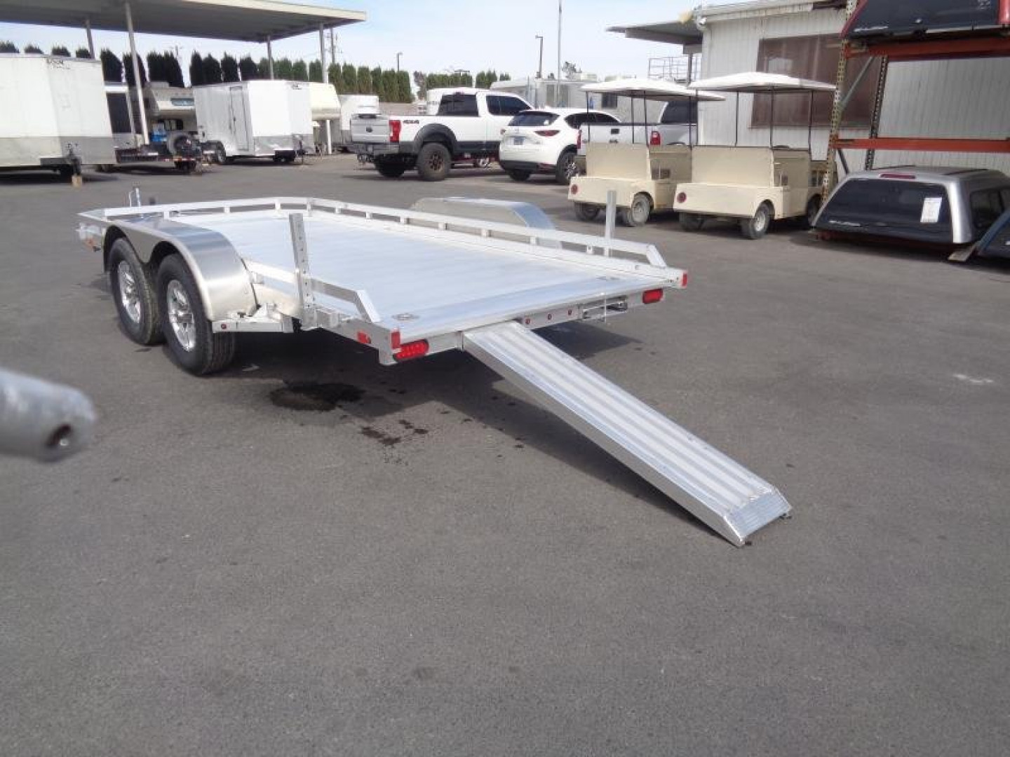 New 2025 ALUMA * 7814R * 14Ft Tandem Axle 7k Car Hauler