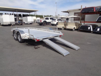 New 2025 ALUMA * 7814R * 14Ft Tandem Axle 7k Car Hauler
