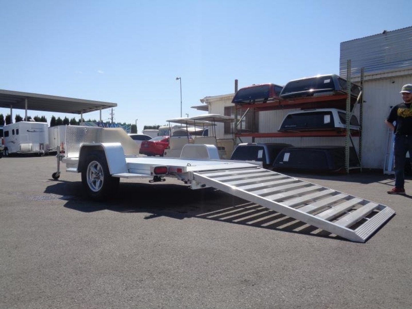 New 2024 Aluma TK1 Trike/Motorcycle Trailer