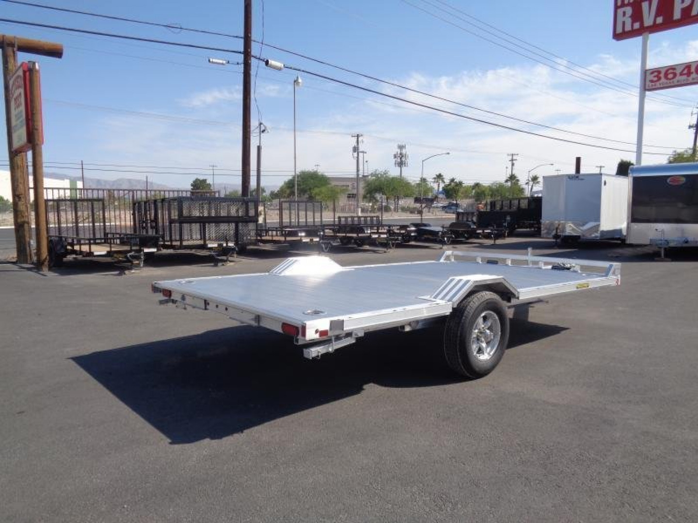 New 2024 Aluma WB15H-S Utility Trailer