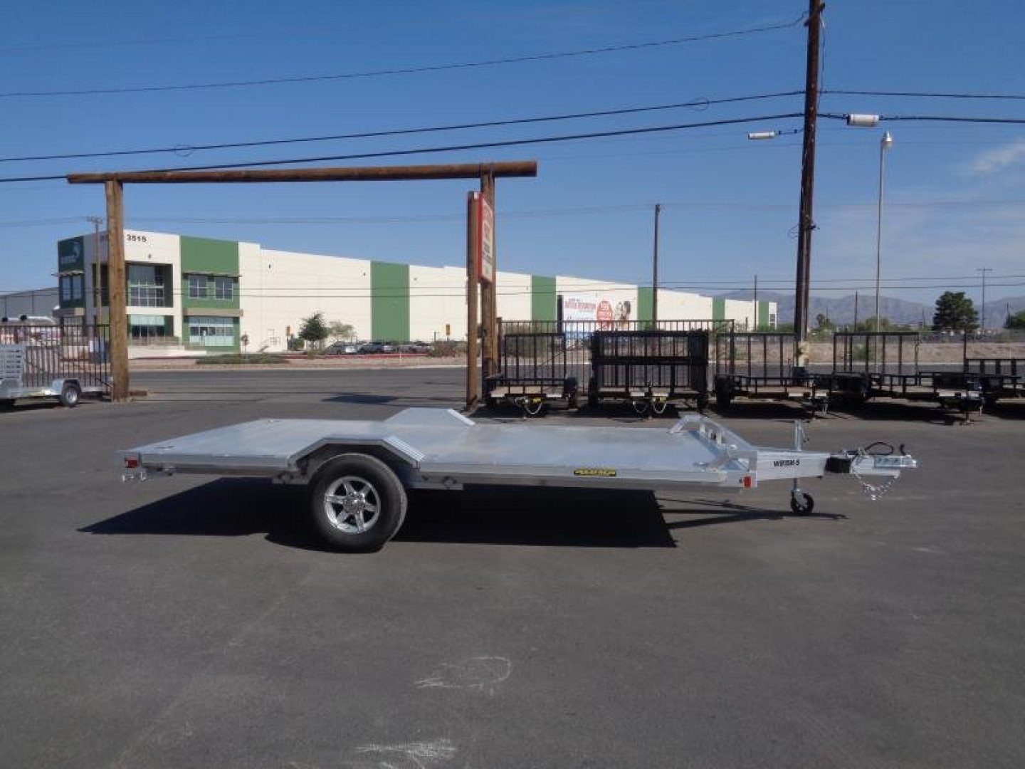 New 2024 Aluma WB15H-S Utility Trailer