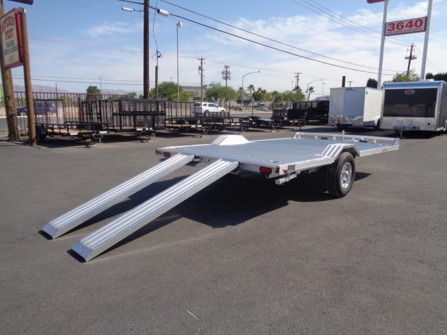 New 2024 Aluma WB15H-S Utility Trailer
