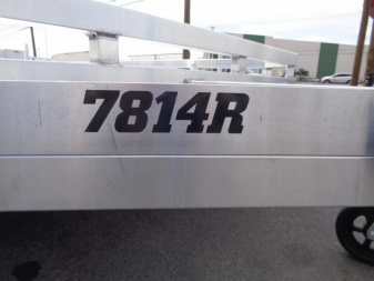 New 2024 Aluma 7814R Utility Trailer W/Electric Brakes