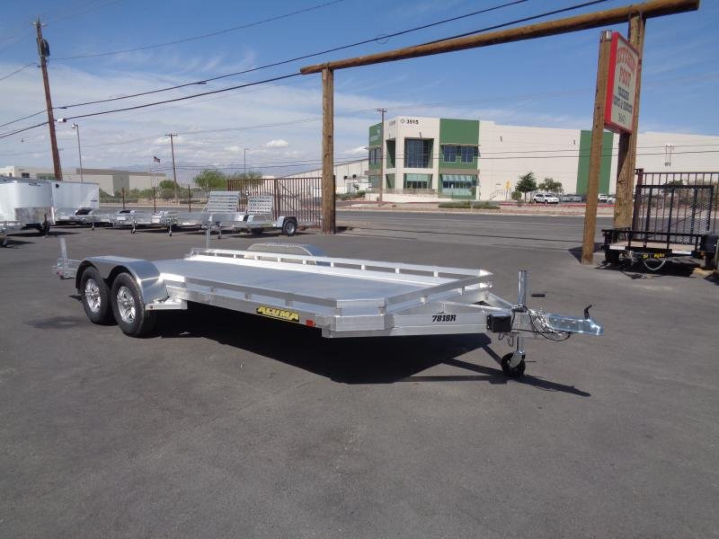 New 2024 Aluma 7818R Utility Trailer