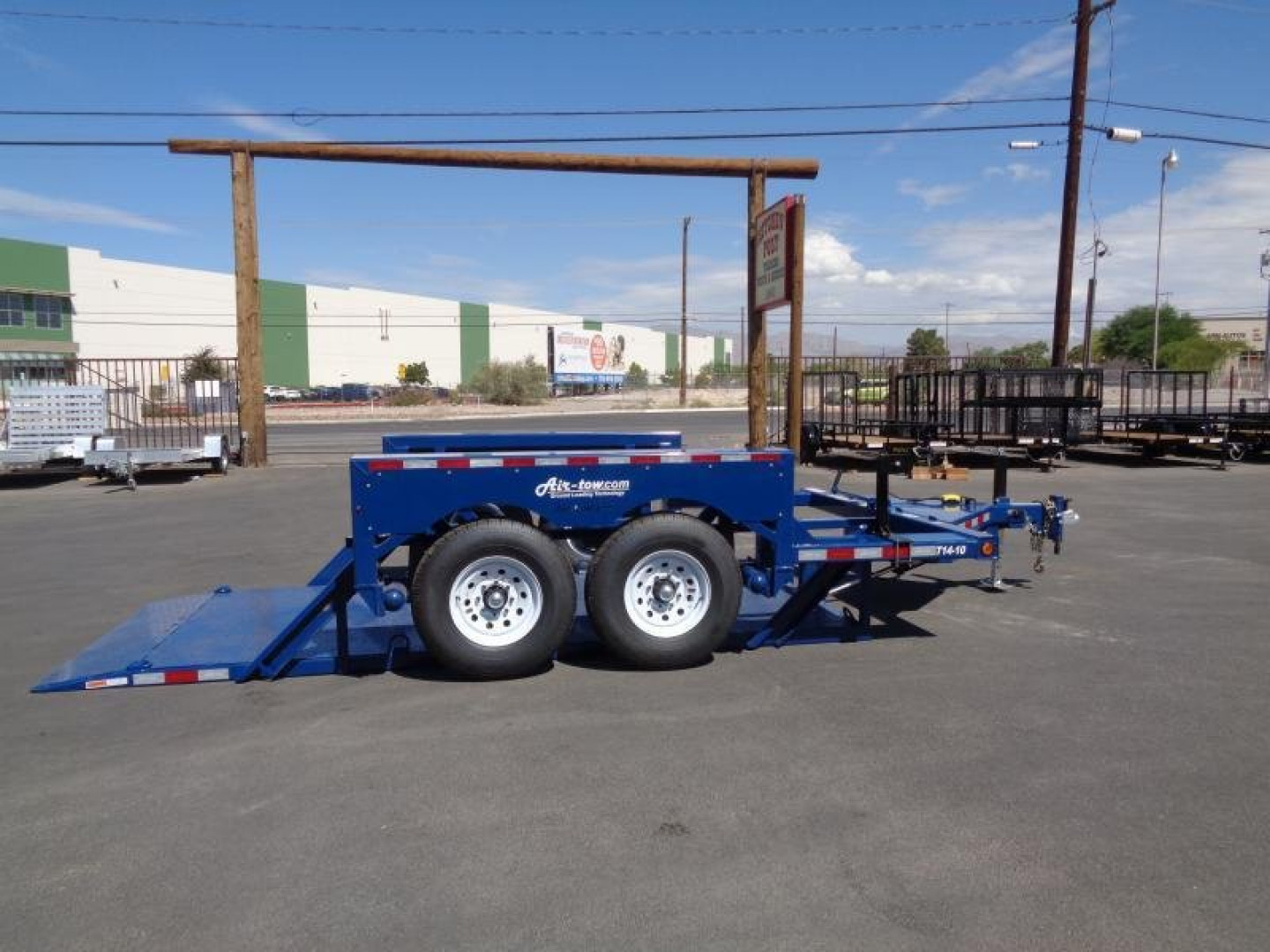New 2024 Air Tow * T14-10 * 14FT Drop Deck Equipment Trailer