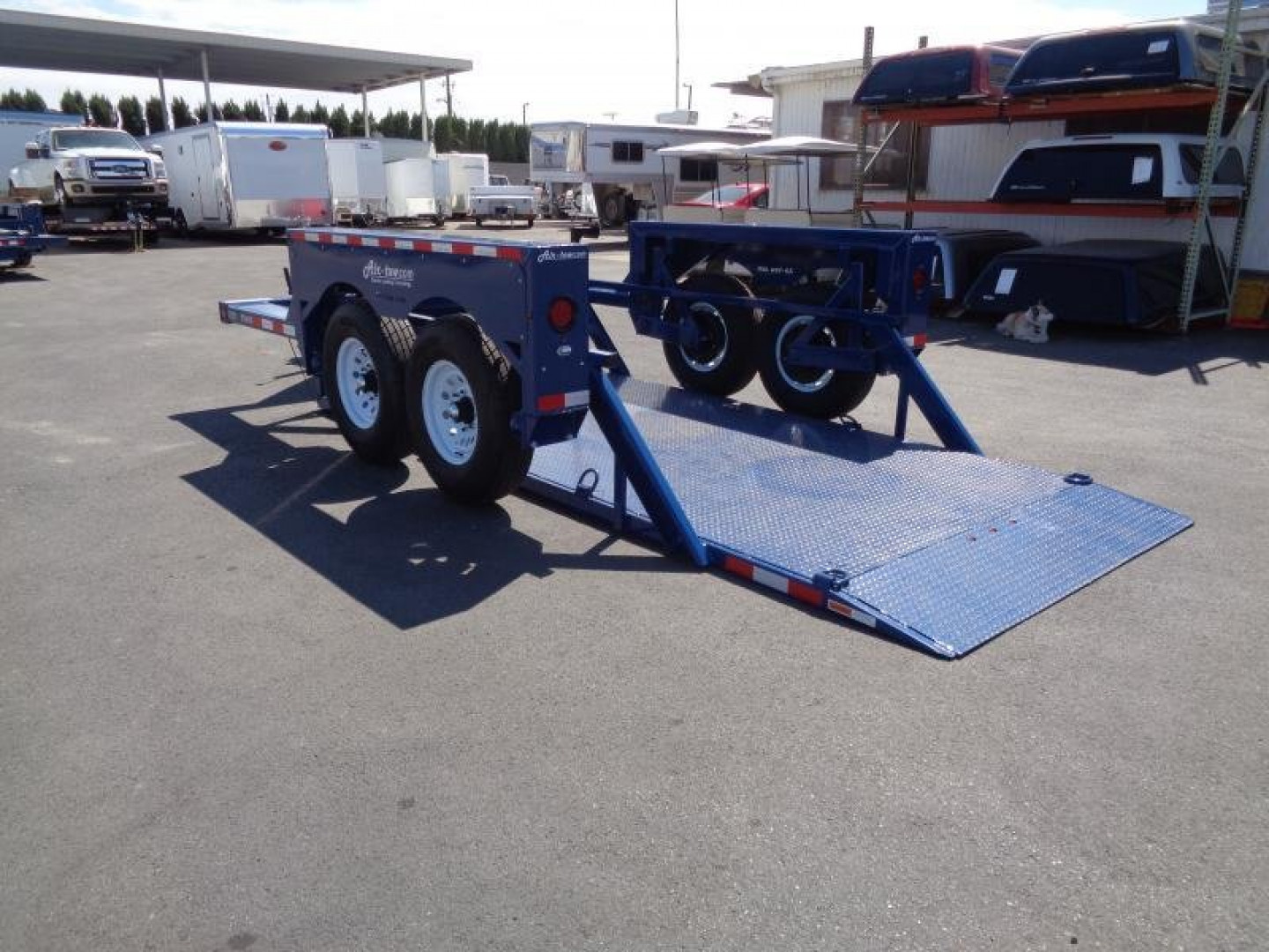 New 2024 Air Tow * T14-10 * 14FT Drop Deck Equipment Trailer