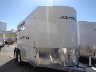 New 2024 Trails West ADVENTURE II 2H Horse Trailer