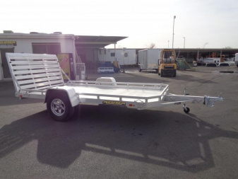 New 2023 Aluma 7712H Utility Trailer