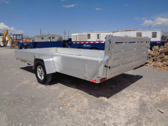 New 2023 Aluma * 8114SR * 14Ft Single Axle Utility Trailer