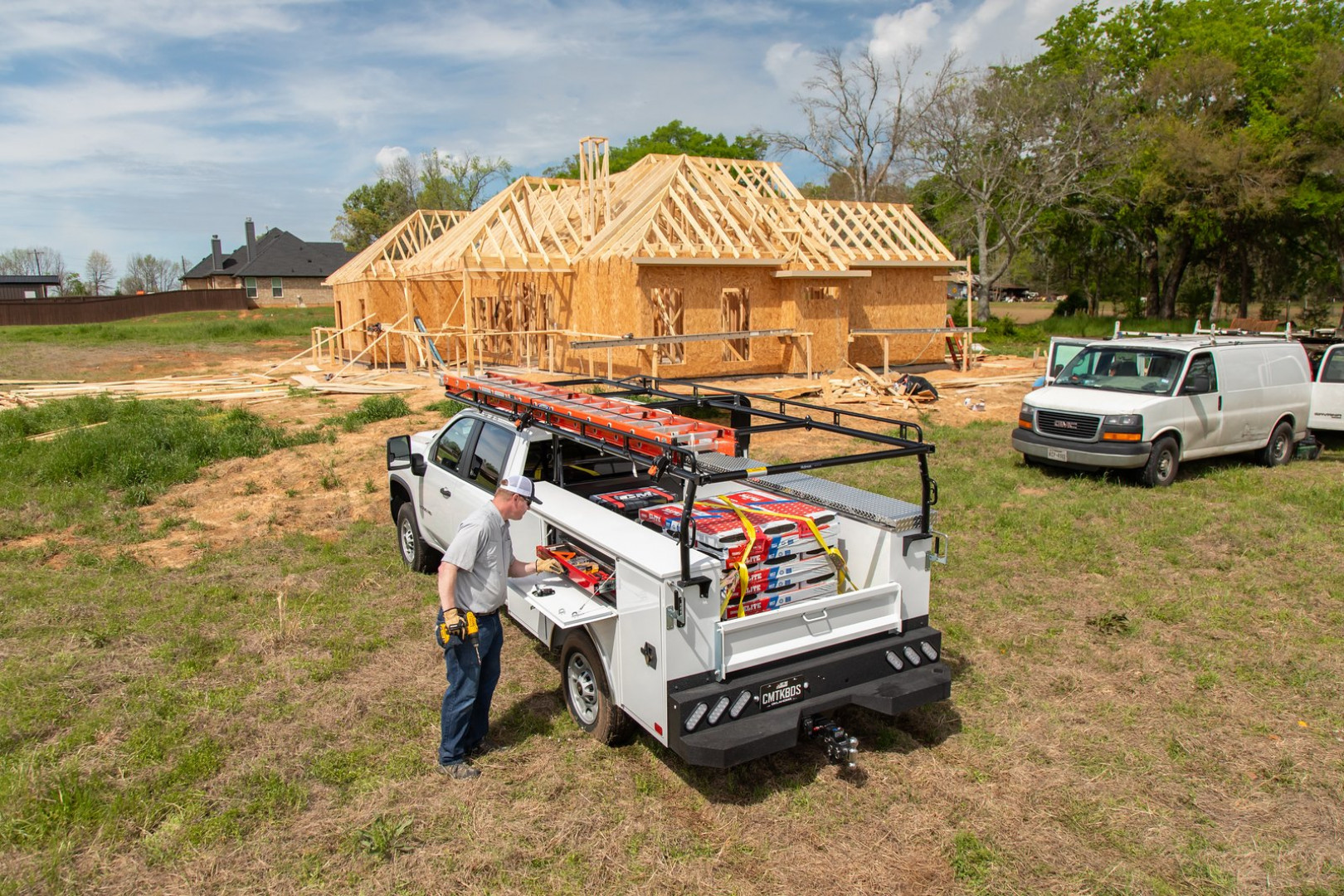 New 2025 CM Truck Beds CMG Convertible Service Body Truck Bed