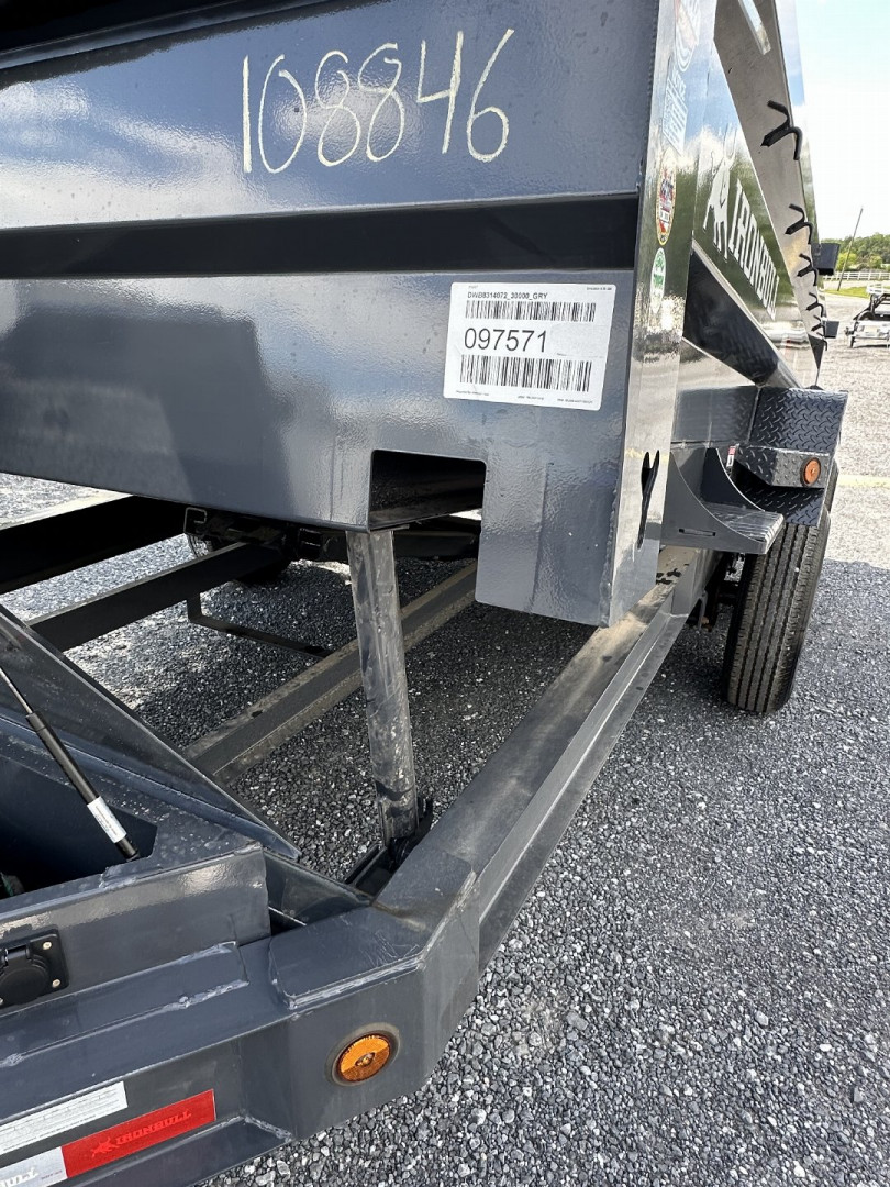 New 2026 Iron Bull DWB 83x14 Dump Trailer