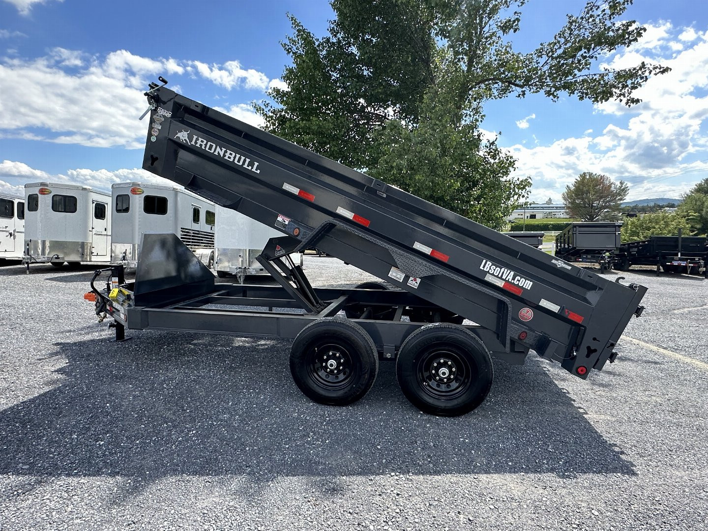 New 2026 Iron Bull DWB 83x14 Dump Trailer