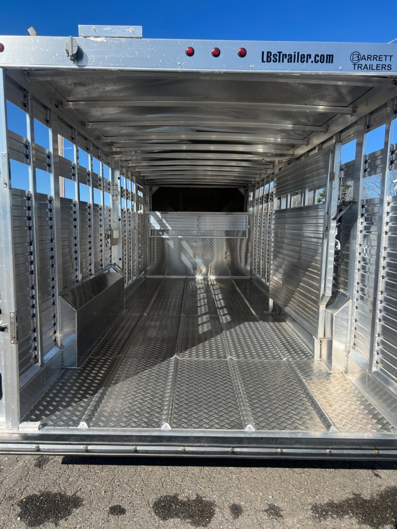 New 2024 BARRETT 7.5 x 20 Stock Stock / Stock Combo Trailer