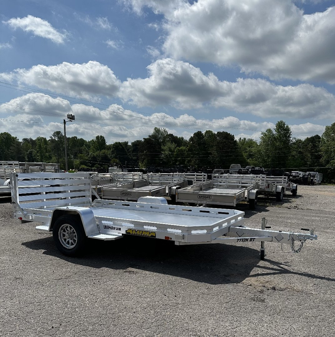 New 2026 Aluma 7712H-S-BT Utility Trailer