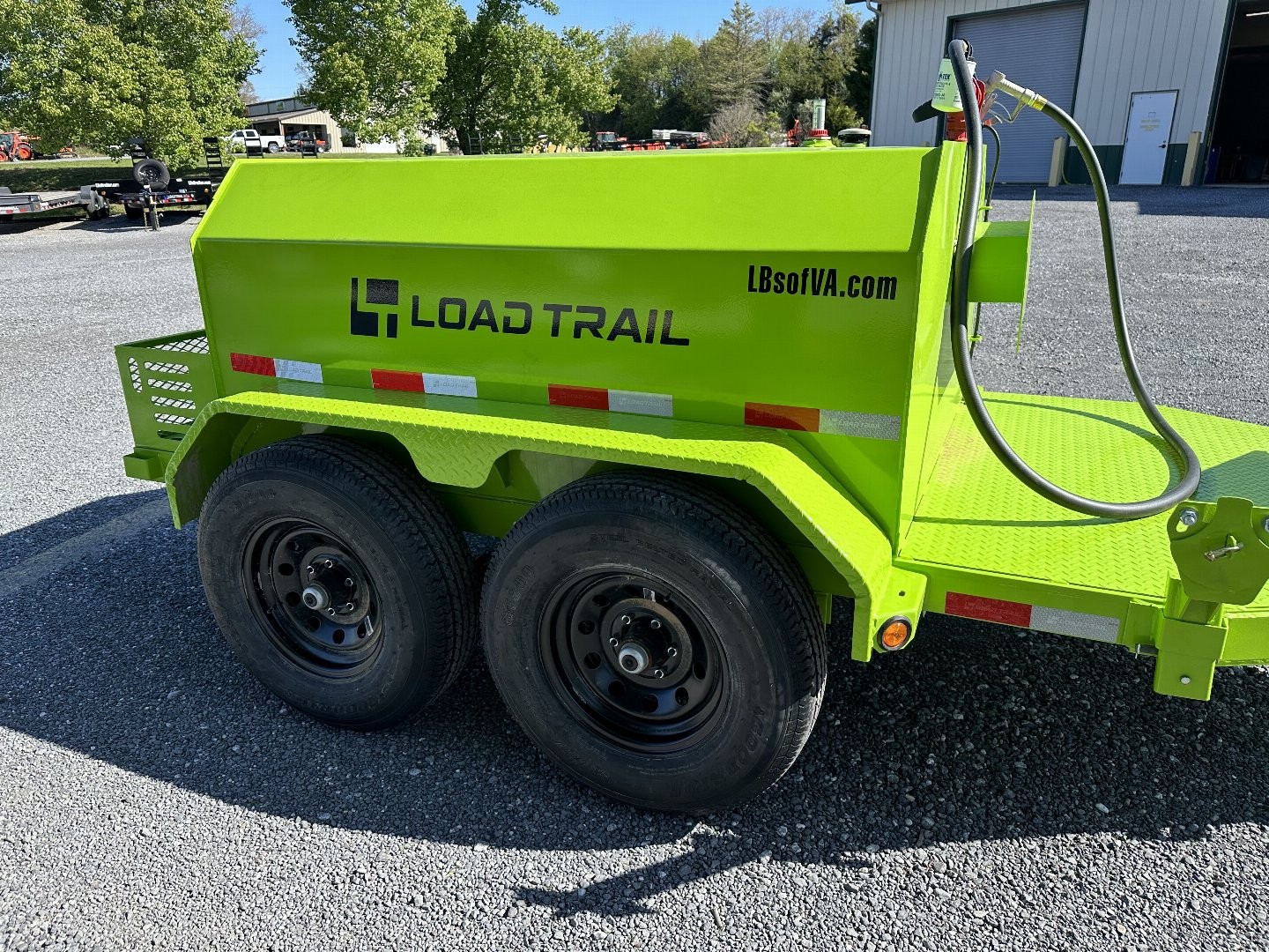 New 2025 Load Trail 60" X11' 550 GALLON TANDEM AXLE TANK TRAILER Fuel Trailer