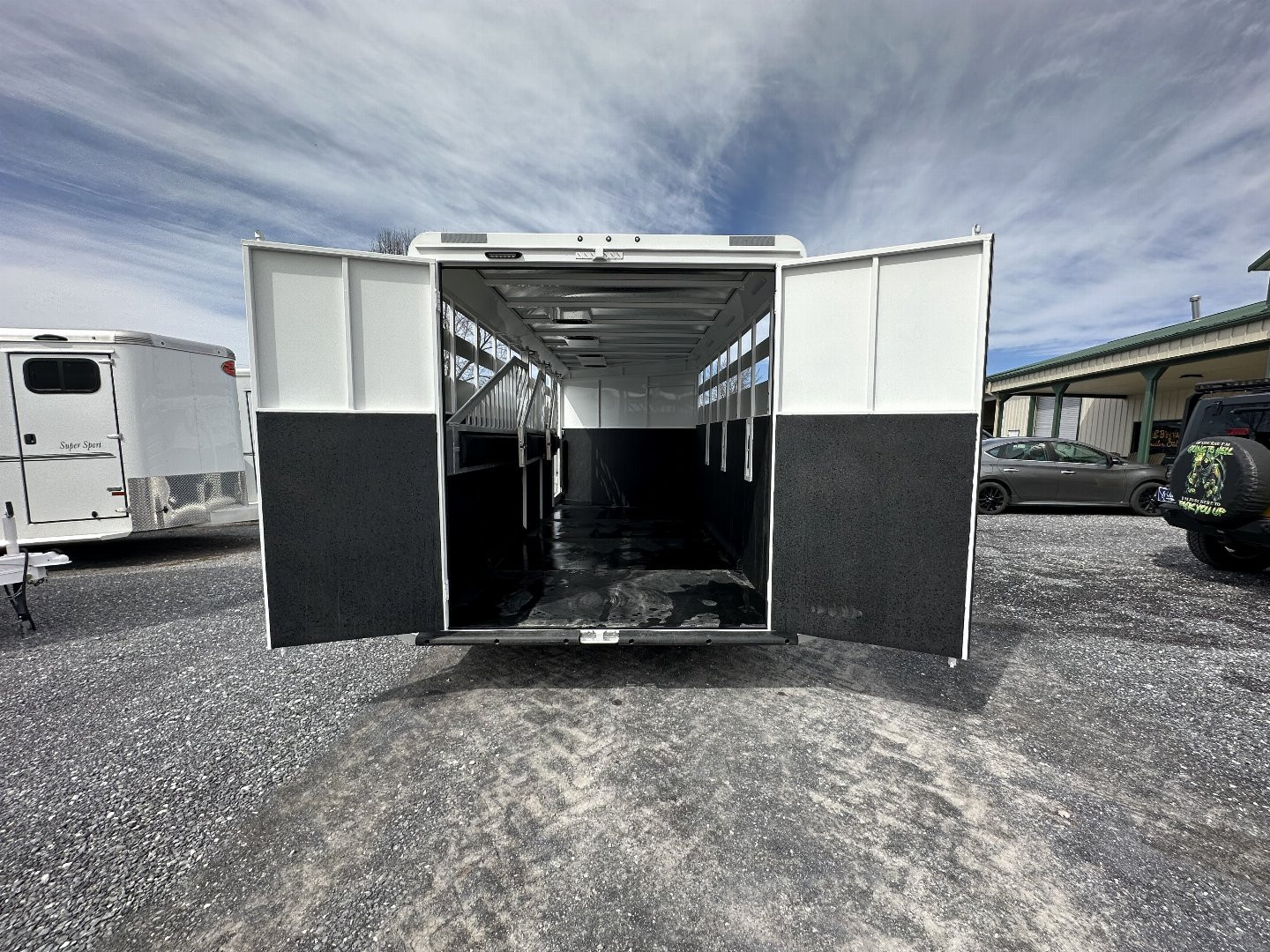 New 2025 Trails West 4H SANTA FE Horse Trailer