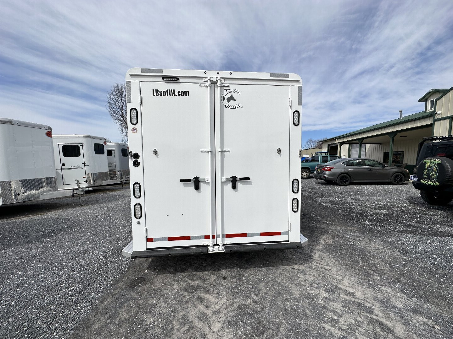 New 2025 Trails West 4H SANTA FE Horse Trailer