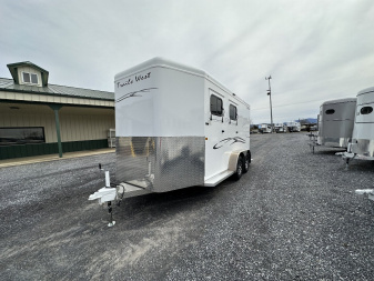 New 2025 Trails West 2H BP CLASSIC Warm Blood Horse Trailer