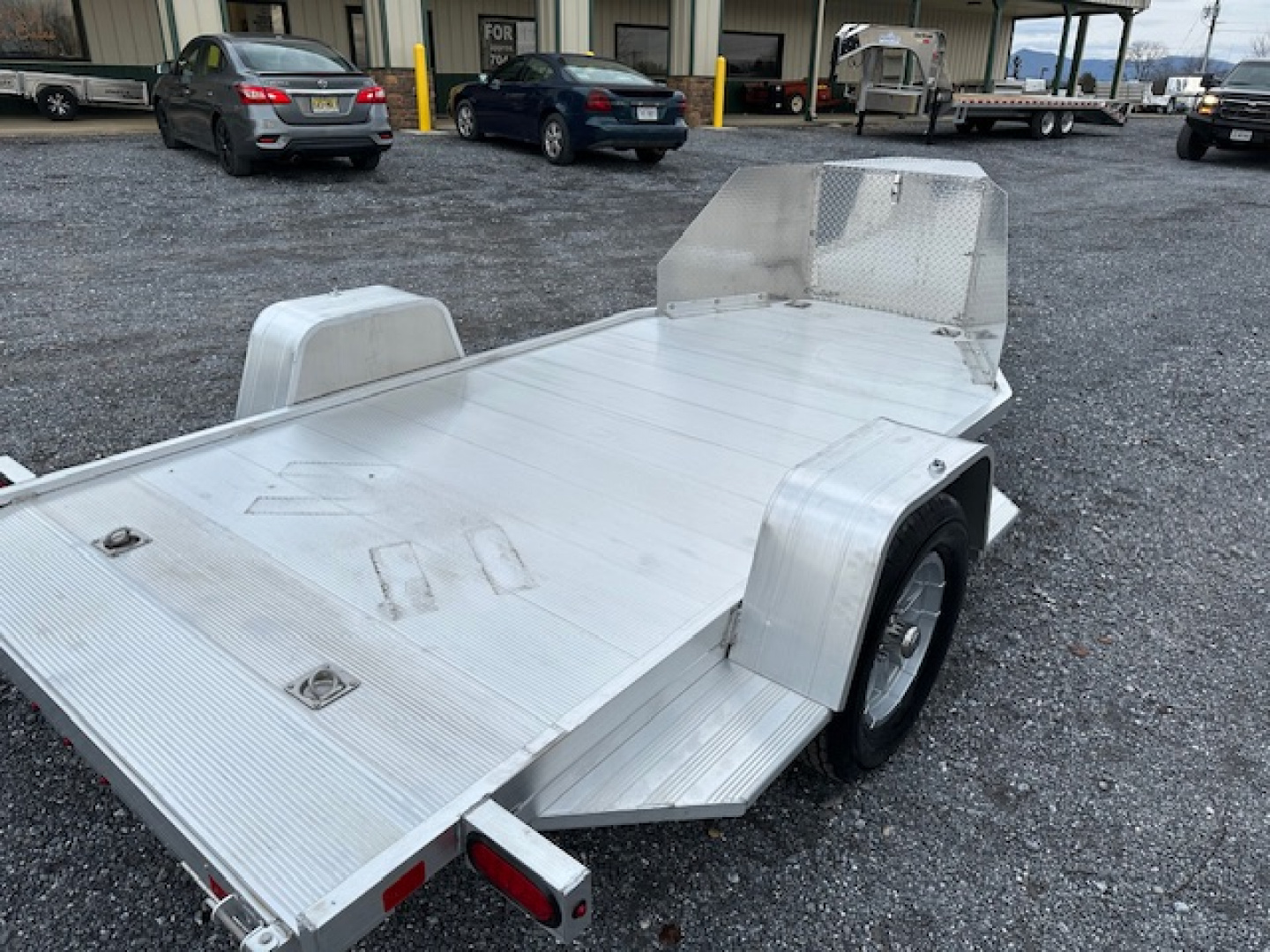 New 2025 Aluma TK1S-R-RTD Motorcycle Trailer