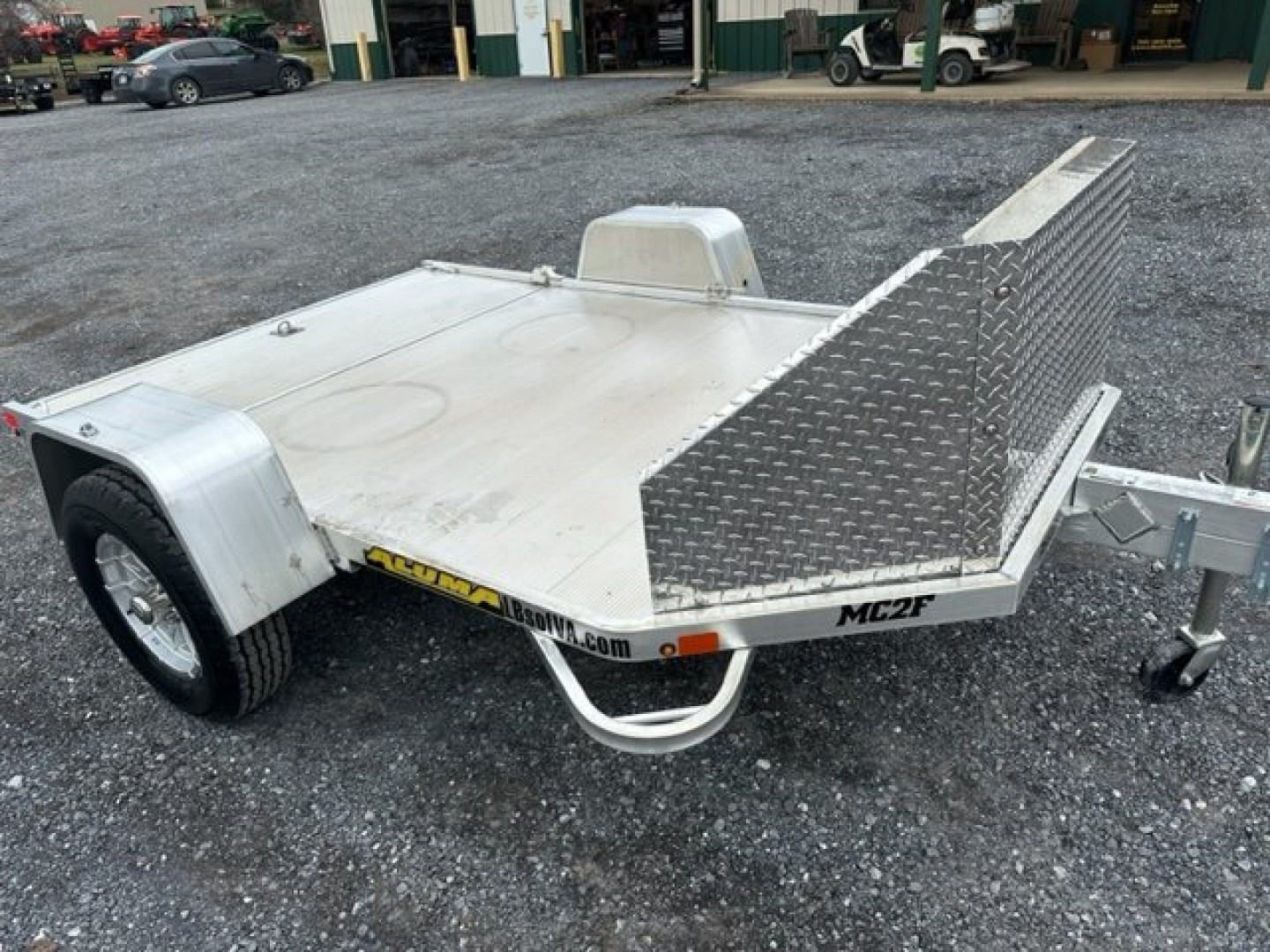 New 2025 Aluma MC2F-S-R-RTD Motorcycle Trailer