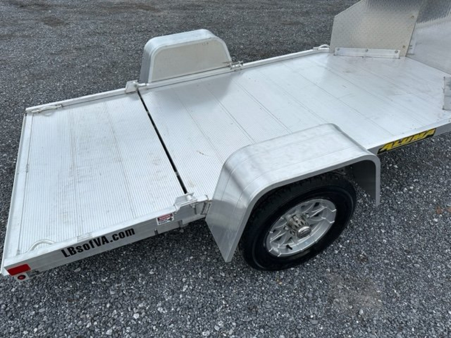 New 2026 Aluma MC1F-S-R Folding Motorcycle Trailer