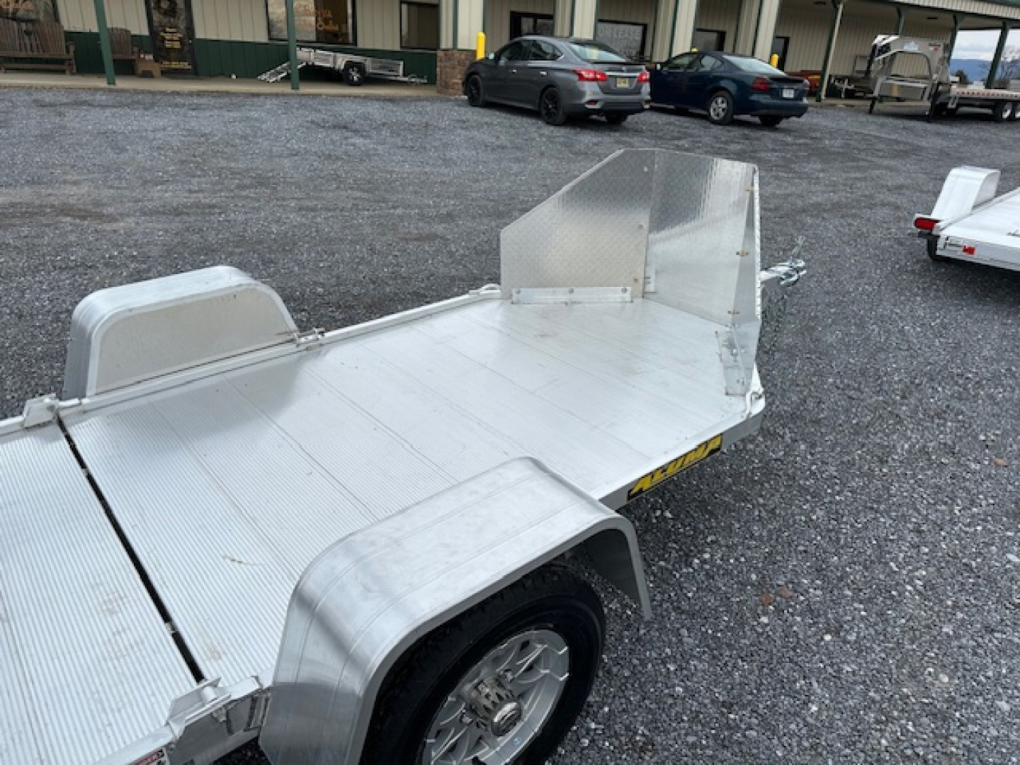 New 2026 Aluma MC1F-S-R Folding Motorcycle Trailer