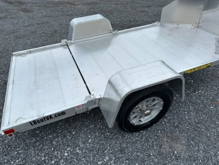 New 2026 Aluma MC1F-S-R Folding Motorcycle Trailer