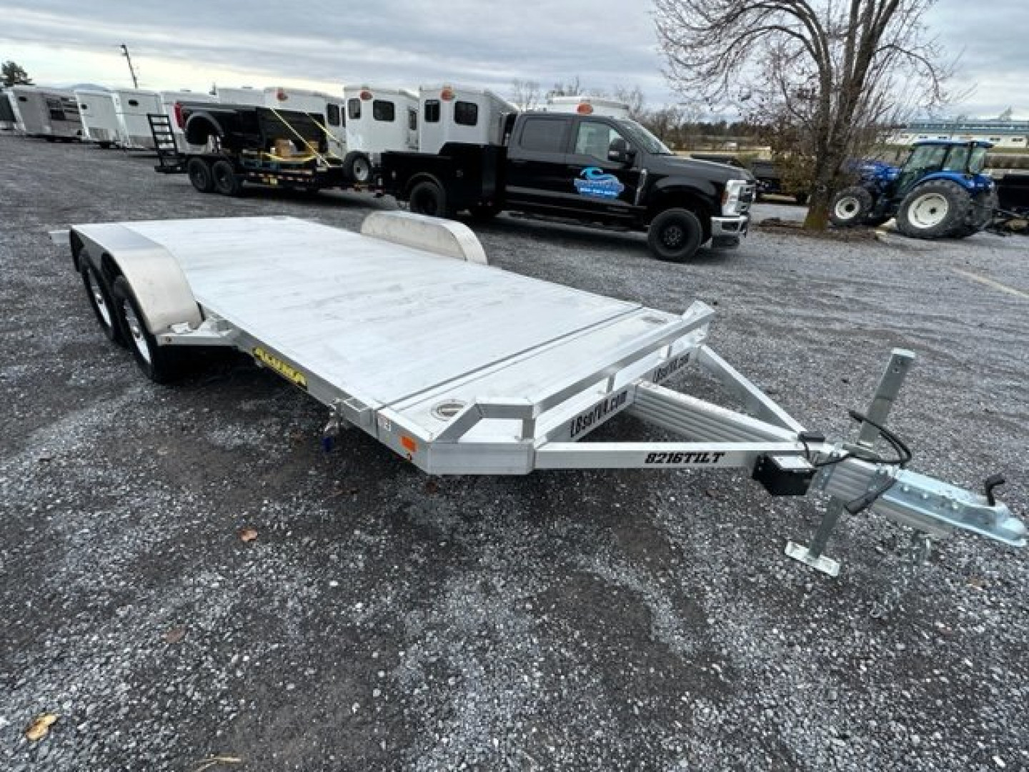 New 2026 Aluma 8216TILT-TA-EL-RTD Tilt Trailer