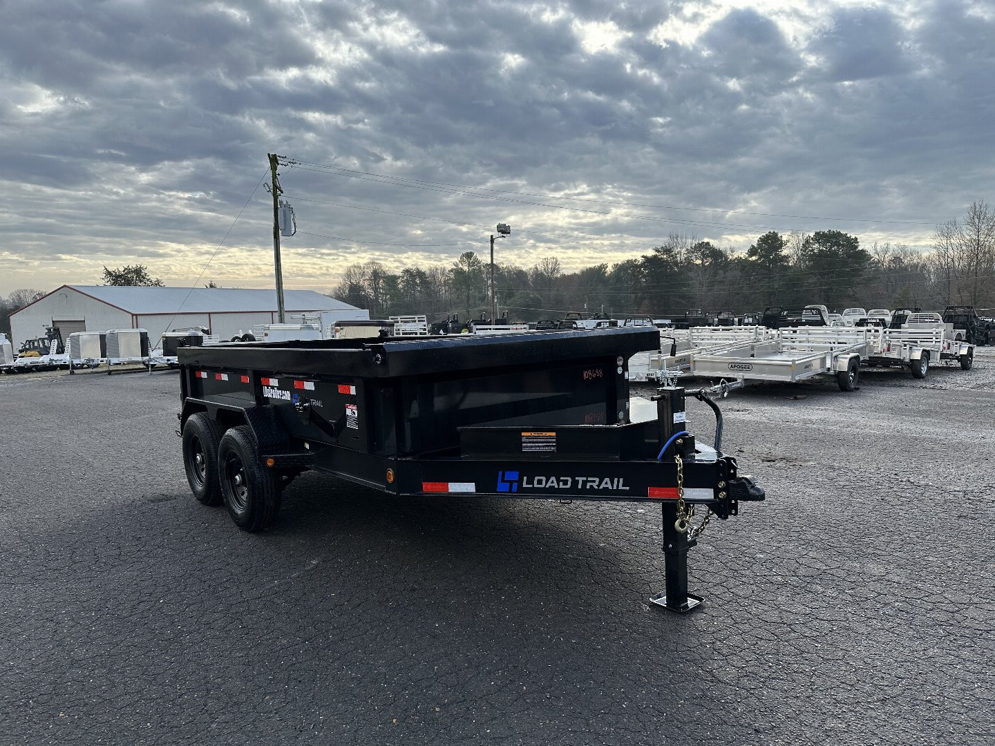 New 2025 Load Trail 83" x 12' Tandem Axle Low-Pro Dump