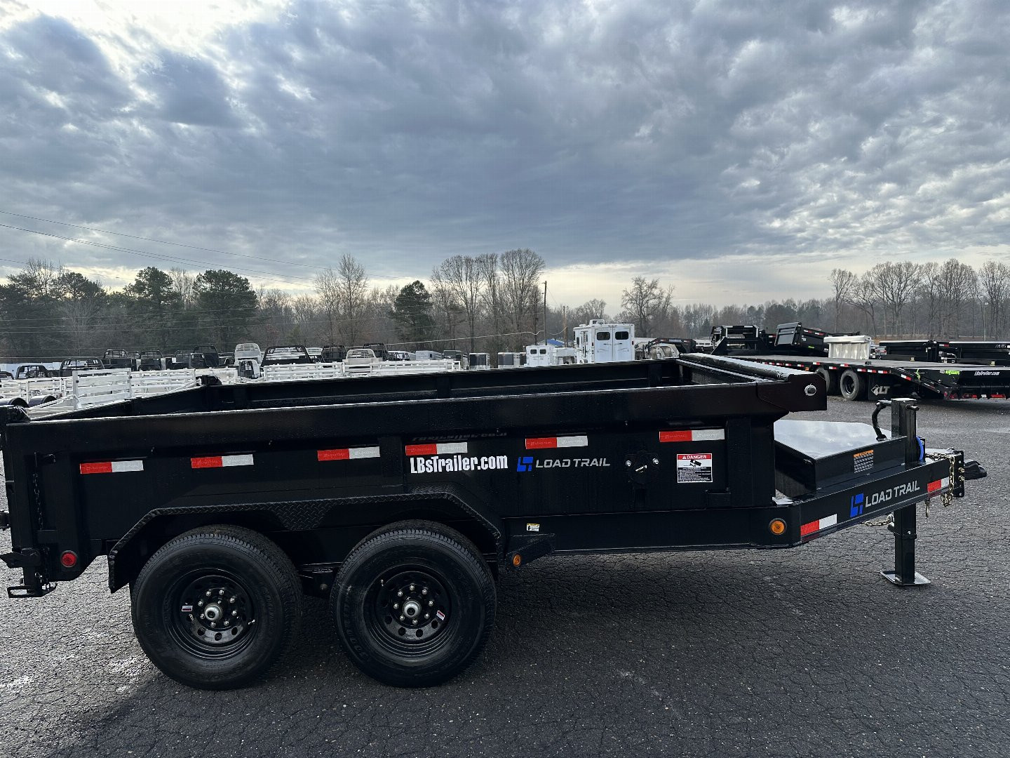New 2025 Load Trail 83" x 12' Tandem Axle Low-Pro Dump