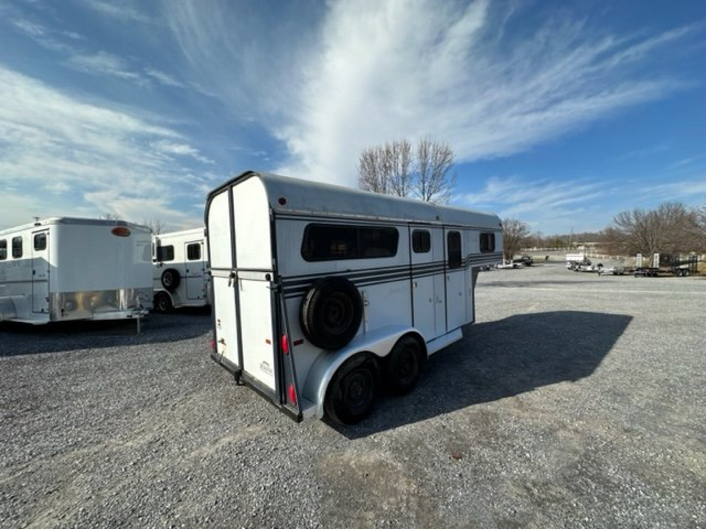 Used 1988 Kingston Trailers 2H GN Straight Load Horse Trailer